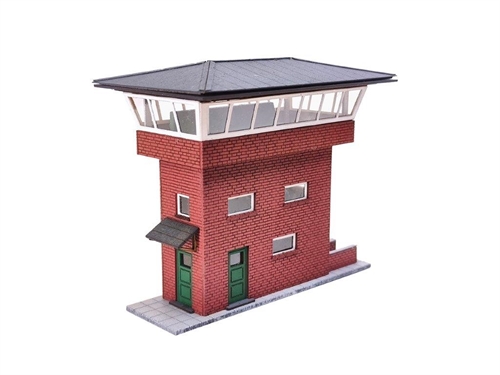 Hobbytrade 87266 Moderne Blokpost, rød, H0